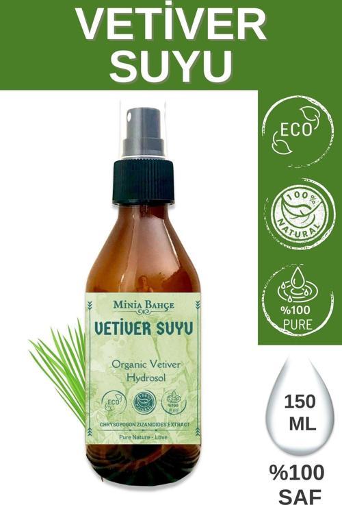 Organik Vetiver Suyu -%100 Doğal Hidrosol, 150ml