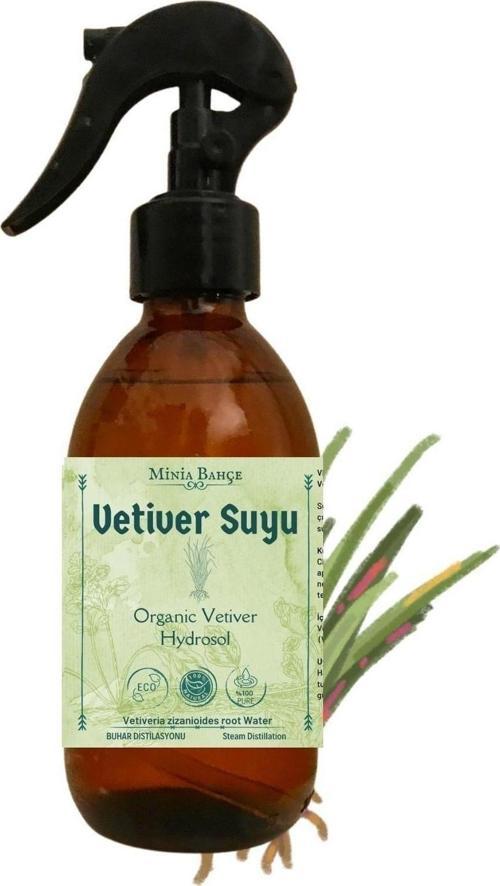 Organik Vetiver Suyu -%100 Doğal Hidrosol, 250ml