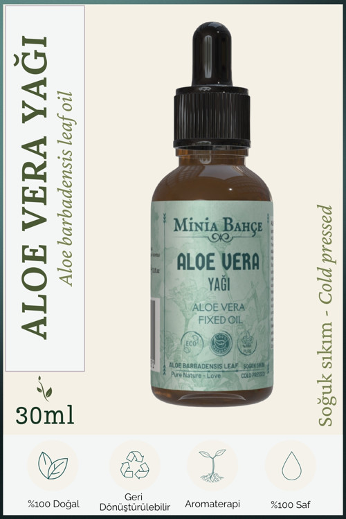 Aloevera Sabit Yağı 30ml, %100 Saf