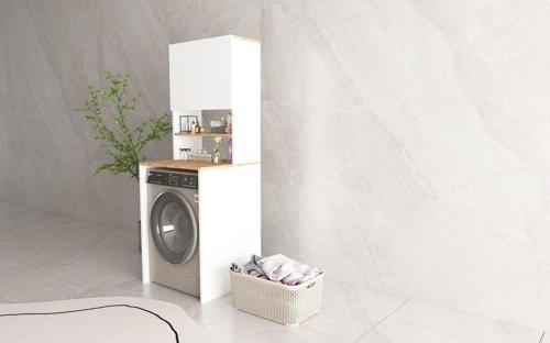 Üst Dolaplı Çok Amaçlı Çamaşır Makinesi Dolabı