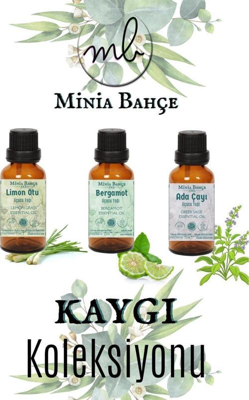 Limon Otu Yağı 10ml Bergamot Yağı 10ml Adaçayı Yağı 10ml