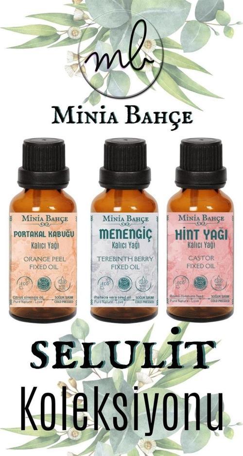 Menengiç Yağı 20ml, Portakal Yağı 20ml, Hint Yağı 20ml, %100 Saf