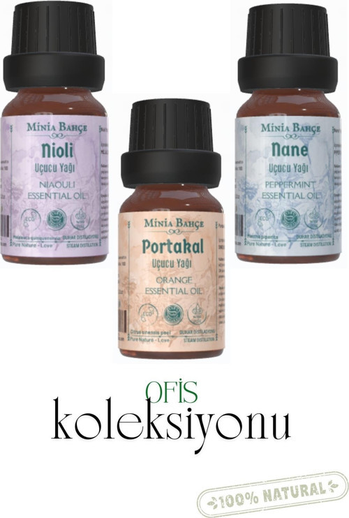Nioli Uçucu Yağı 10ml, Portakal Uçucu Yağı 10ml, Nane Uçucu Yağı 10ml, %100 Pure