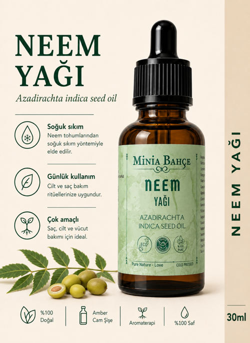 Neem (tesbih Ağacı) Yağı, 30ml