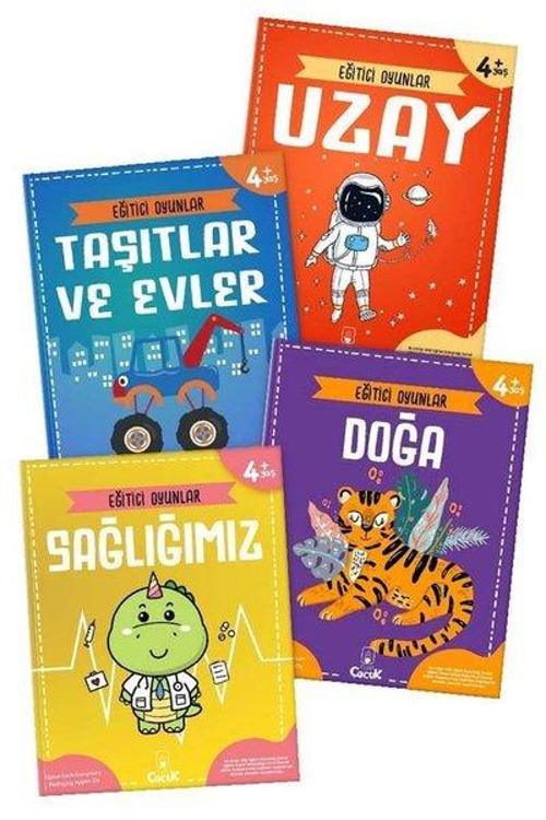 Eğitici Oyunlar Serisi Seti - 4 Kitap Takım