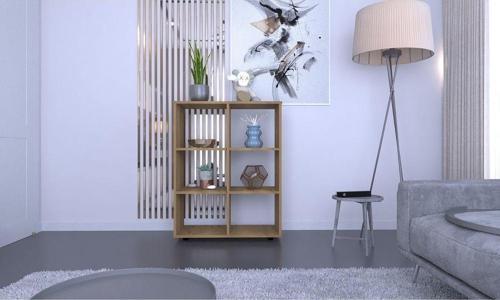 Modern Ahşap Kitaplık