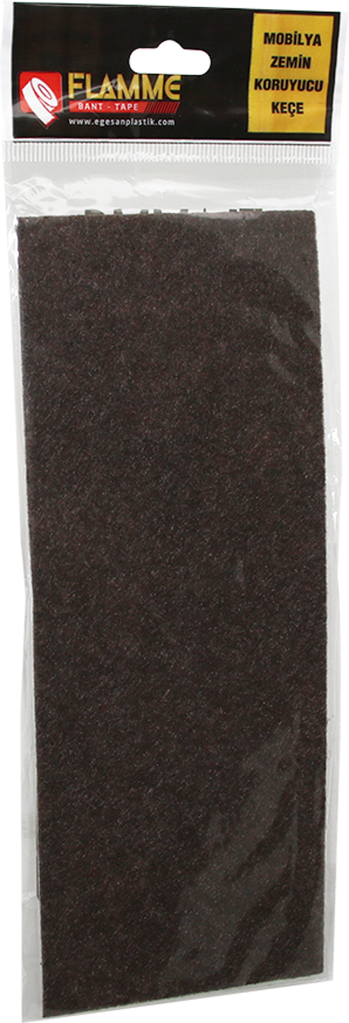 Yapışkanlı Mobilya Keçesi Tek Parça 9,5x24 cm 25'li Paket