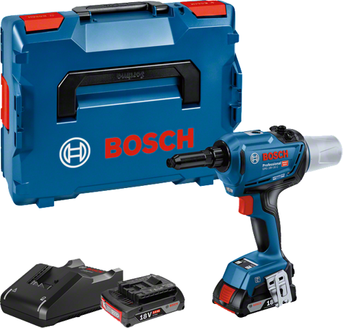 Professional GRG 18V-16 C (2x4,0 Ah,L-BOXX) Akülü Perçin Tabancası