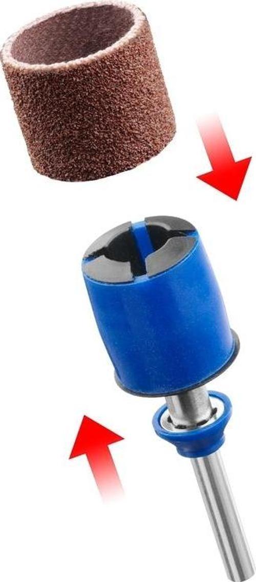 ® EZ SpeedClic: zımparalama mandreni ve zımparalama bandı (SC407)