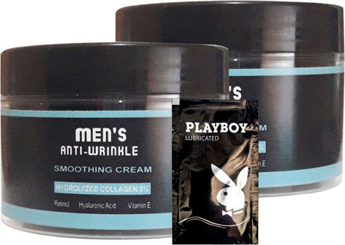 Mens 2tane 100 ml LFHX0300 Anti-Wrinkle Erkek Yüzcilt Gençsi Bakım Kremi Smoothing Cream + Yanında Jel
