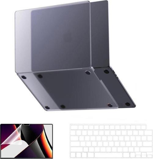 MacBook Pro 13.3 İnç Kılıf M1 / A2338-A2251-A2289, için Dayanıklı Koruyucu Mat Plastik Sert Kılıf