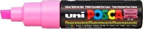 Posca Su Bazlı Boyama Kalemi 8.0 Poster Markörü 8.0 Mm Fosforlu Pembe pc-8k (6 Lı Paket)