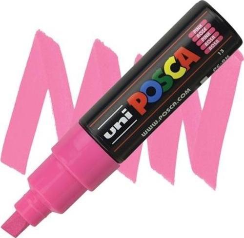 Posca Su Bazlı Boyama Kalemi 8.0 Poster Markörü 8.0 Mm Pembe pc-8k (6 Lı Paket)
