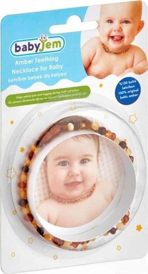 Kehribar Bebek Kolyesi 587 Multicolor