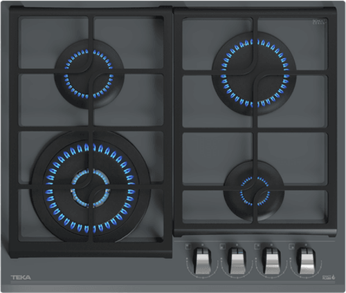 Gzc 64320 Xb Gri Exactflame Teknolojili 60 Cm Cam Gazlı Ocak