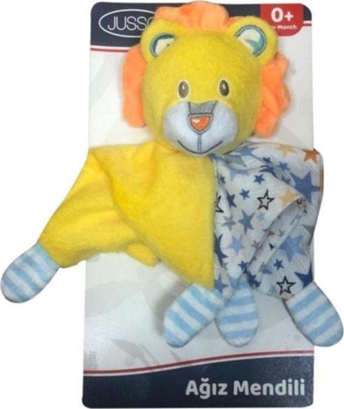 Toys Peluşlu Ağız Mendili - Sarı Aslan