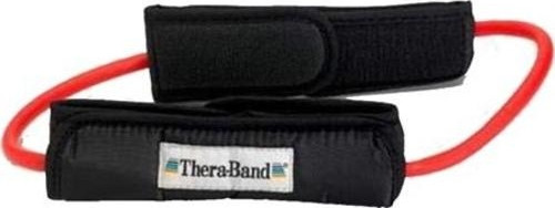 TheraBand® Tubing Loops With Padded Cuffs, Kırmızı