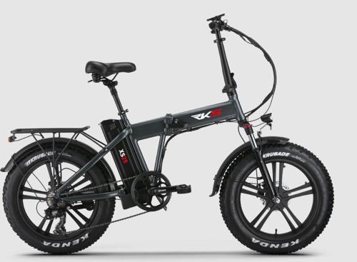 RKS XS25 PRO 20 Jant Fat Bike Katlanabilir Elektrikli Bisiklet Antrasit Gri Renk