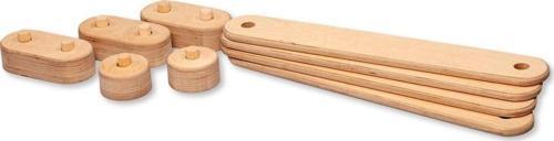 4'Lü Denge Tahtası Balance Beam | Ahşap Denge Tahtaları | Çocuklar Için Aktivite Oyuncağı