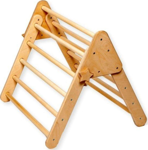 Montessori Tırmanma Üçgeni | Ahşap Pikler Üçgeni | Okul Öncesi Tırmanma Parkuru | Eğitici Üçgen