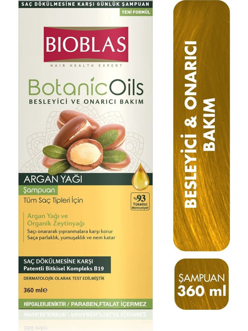 Botanic Oils Argan Yağlı Şampuan 360 ml