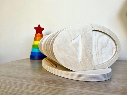 Sayı Sayma Tepsisi Tracing Table | Montessori Gelişim Oyuncağı | Ahşap Eğitici Sayı Sayma Öğreticisi