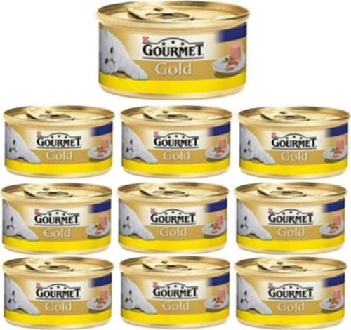 Purina Gold Kıyılmış Tavuklu Yaş Kedi Maması 85g X 10 Adet Eksprespet