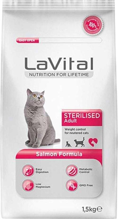 Sterilised Somonlu Kısırlaştırılmış Kedi Maması 1,5 Kg