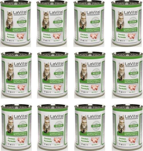 Tahılsız Tavuklu Kedi Konservesi 400 Gr. x 12 Adet