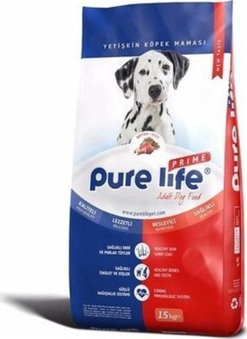 Pure Life Prime Biftekli Yetişkin Köpek Maması 15 Kg
