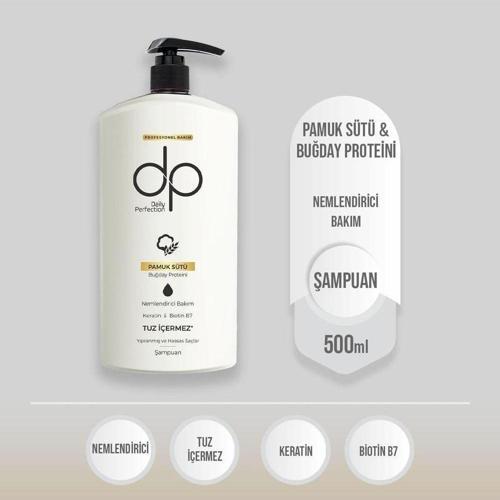 Dp Şampuan Pamuk Sütü Buğday Protein 500 Ml