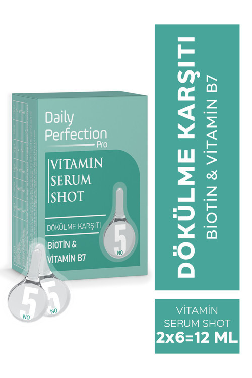 Vitamin Serum Shot No:5 Dökülme Karşıtı 2X6 Ml