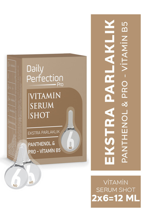 Vitamin Serum Shot No:6 Ekstra Parlaklık 2X6 Ml