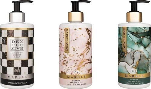 Luxury Banyo Konsepti Losyonlu Sıvı Sabun 400 Ml. - Marble Series 3'Lü
