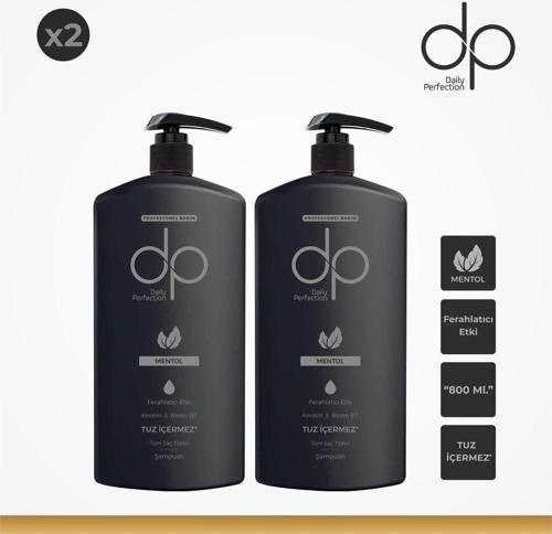 Dp Şampuan Mentol Ferahlatıcı Etki 2 X 800 Ml