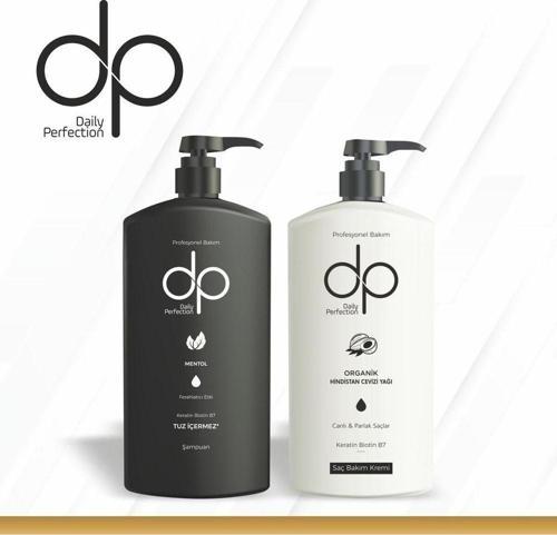 1 Adet Mentollü Şampuan 500 Ml 1 Adet Organik Hindistan Cevizi Özlü Saç Kremi 500 Ml