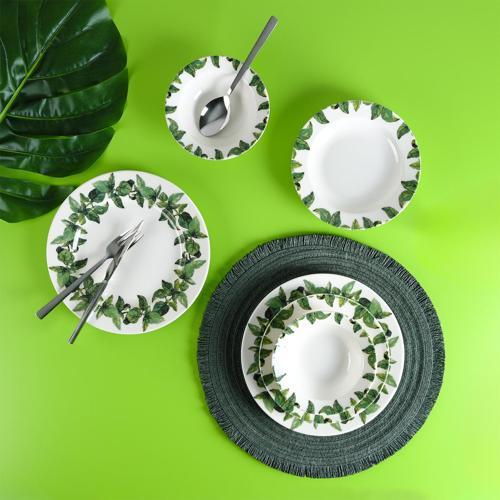 Leaf  18 Parça 6 Kişilik Yemek Takımı