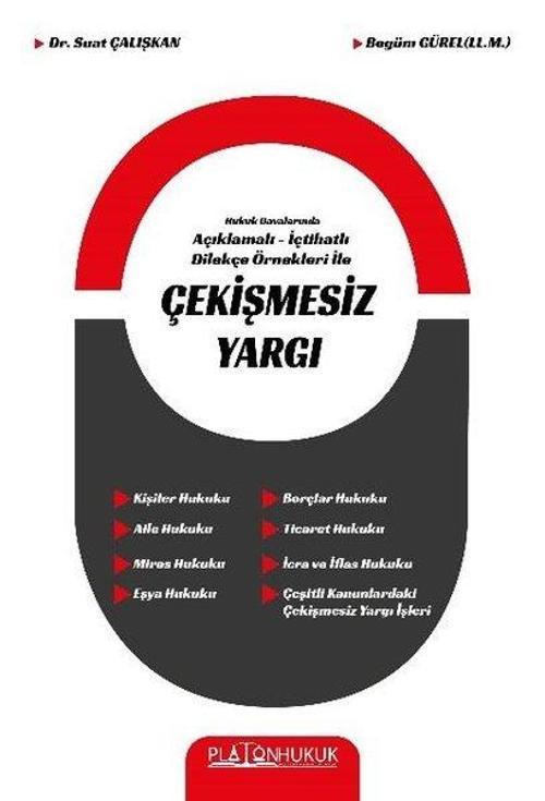 Platon Hukuk Yayınevi Çekişmesiz Yargı