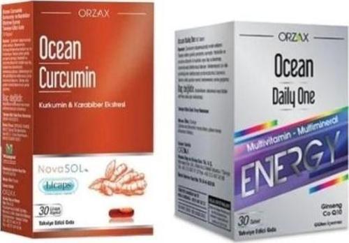 Curcumin 30 Kapsül + Daily One Energy 30 Tablet Ikili Set