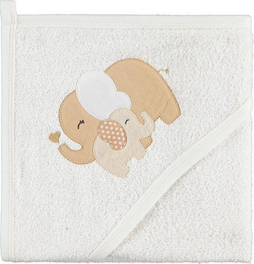 Filler Baskılı 75x75 cm Havlu - Ekru