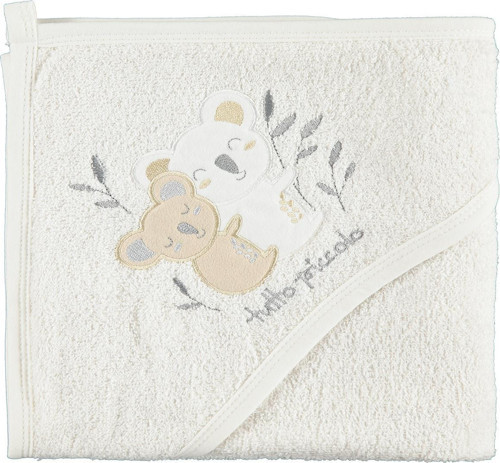 Koala Nakış 75x75 Havlu - Ekru