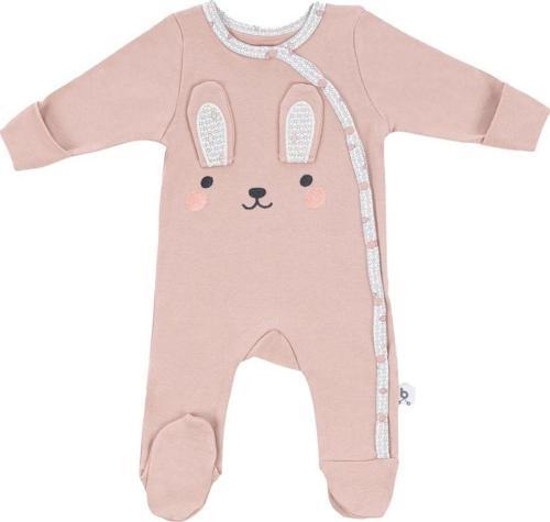 Hero Uzun Kollu Nakışlı Bebek Tulumu Bunny