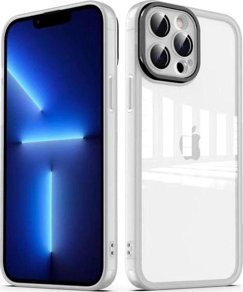 Apple iPhone 13 Pro Kılıf Kamera Korumalı Transparan Zore Post Kapak