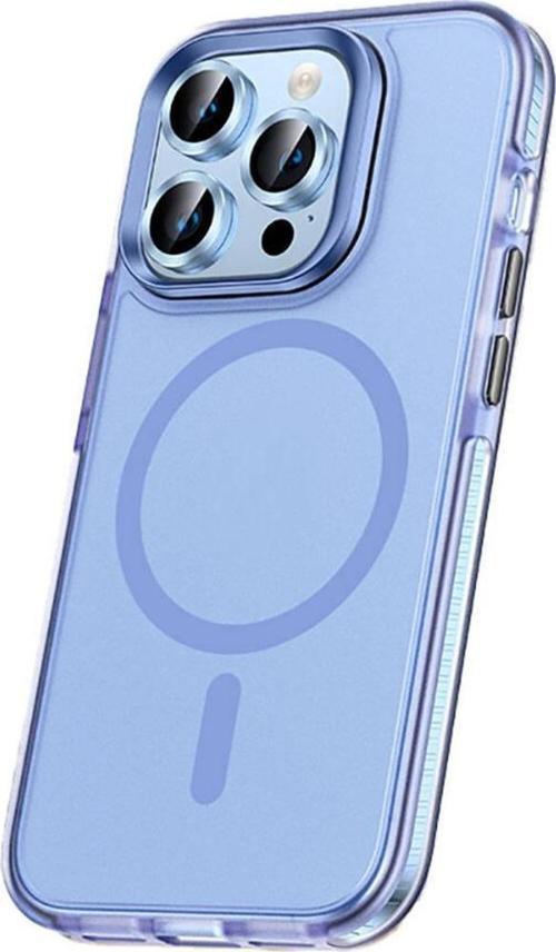 Apple iPhone 15 Pro Kılıf Airbagli Magsafe Wireless Şarj Özellikli Lens Koruyuculu Zore Klaptika Kapak