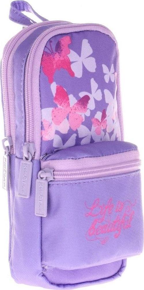Kalem Çantası Layer Junior Bag Butterfly Üç Bölmeli Kalem Çantası