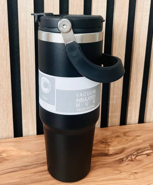 Kişiye Özel 900 ml Vakumlu Paslanmaz Çelik Termos