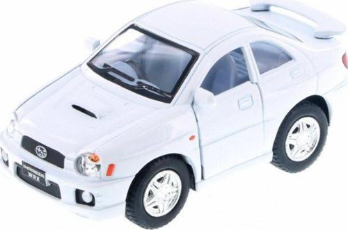 10 cm. Çek Bırak Beyaz Subaru Impreza Wrx Diecast Araba  