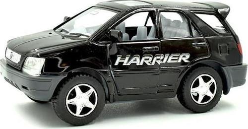 10 cm. Çek Bırak Siyah Toyota Harrier Diecast Araba  