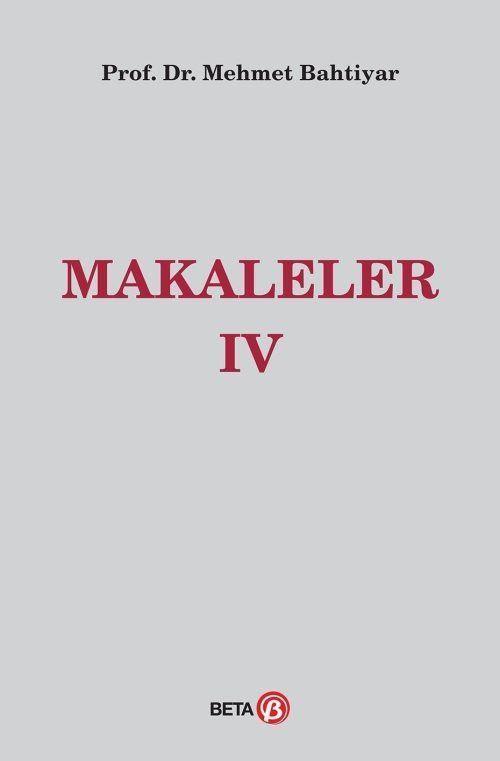 Beta Yayınları Makaleler IV