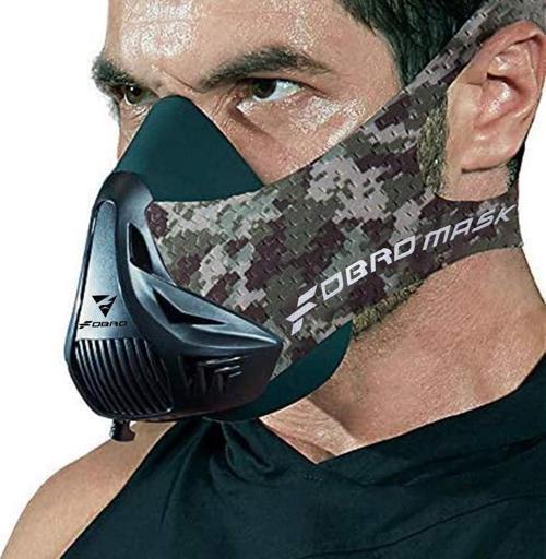 Spor Maskeleri, Fitness Koşu Eğitimi İçin - Orman Kamuflajı